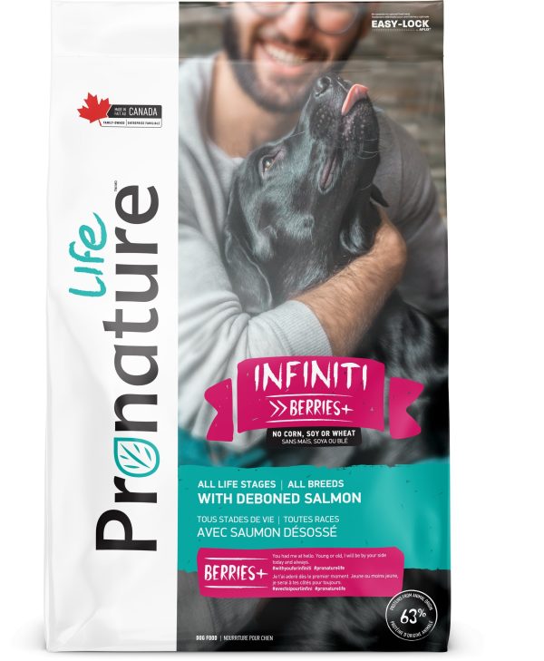 Nourriture Pronature Life Infiniti Berries+ chien au saumon Fashion