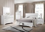 Miranda Queen 2-Drawer Storage Bed White - 205111Q Discount