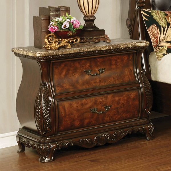 Exeter 2-Drawer Nightstand (Dark Burl) - 222752 Hot on Sale