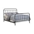 Livingston Full Panel Metal Bed Dark Bronze - 300399F Online Hot Sale