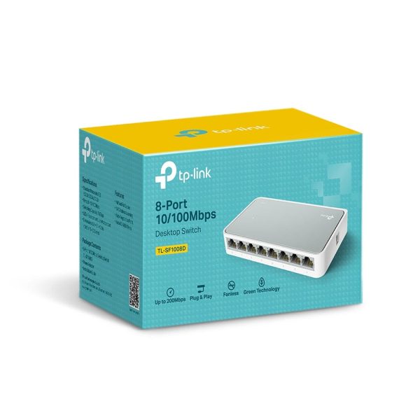 TP-LINK 8 PORT 10 100 mbps Desktop Switch The TL-SF1008D Fast Ethernet Switch is designed for SOHO (Small Office Home Office) or workgroup users - TL-SF1008D For Sale